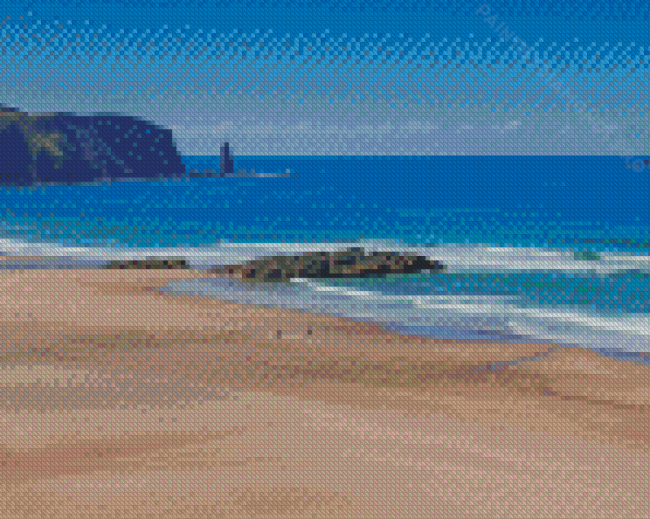 Sandwood Bay British Beach Diamond Painting