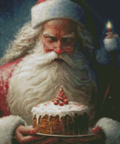 Santa Making A Wish Diamond Painting