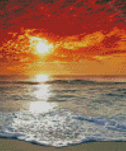 Sea Side Florida Sunset Diamond Painting