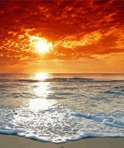 Sea Side Florida Sunset Diamond Painting