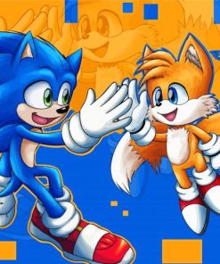 Sonic And Tails The Hedgehog Diamond Painting