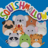 Squishmallows Poster Art Diamond Painting