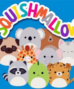 Squishmallows Poster Art Diamond Painting