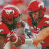 Stampeders Football Players Diamond Painting