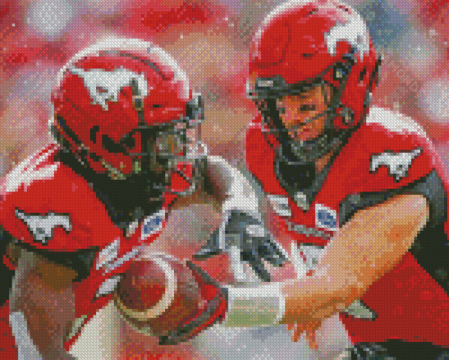 Stampeders Football Players Diamond Painting