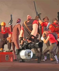 Team Fortress Diamond Painting