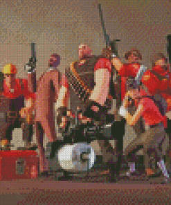 Team Fortress Diamond Painting