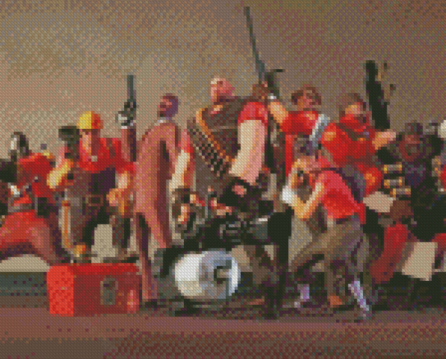 Team Fortress Diamond Painting