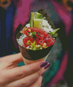 Temakizushi Street Food Diamond Painting