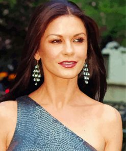 The Actress Catherine Zeta Jones Diamond Painting