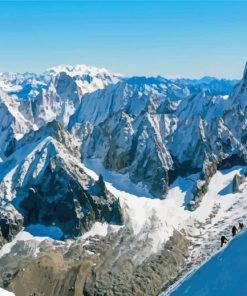 The Alps In France And The Mont Blanc Diamond Painting