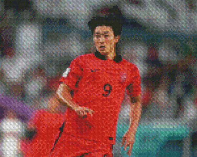 The Footballer Cho Gue Sung Diamond Painting