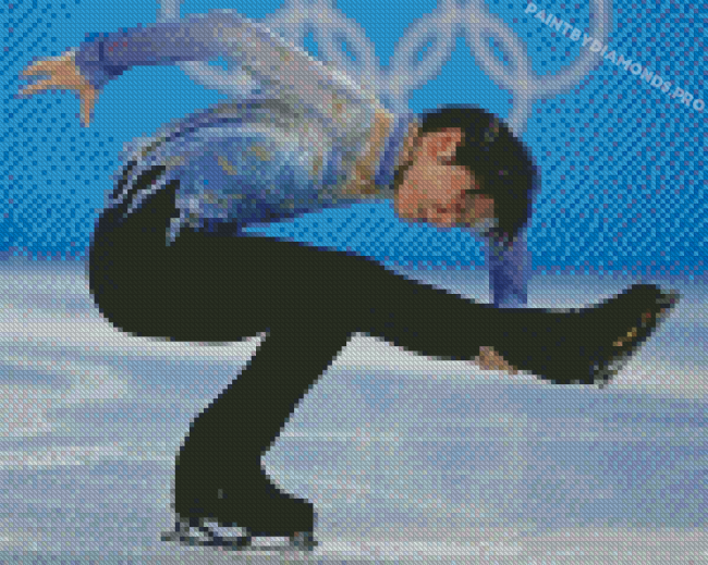 The Japanese Figure Skater Yuzuru Hanyu Diamond Painting