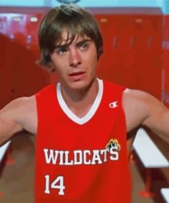 Troy Bolton Serie Character Diamond Painting