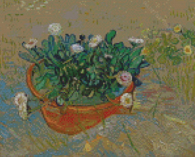 Van Gogh Daisy Diamond Painting