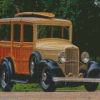 Vintage Woody Car Diamond Painting