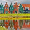 Volendam Buildings Netherlands Diamond Painting