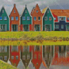 Volendam Buildings Netherlands Diamond Painting