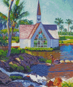 Wailea Church Art Diamond Painting