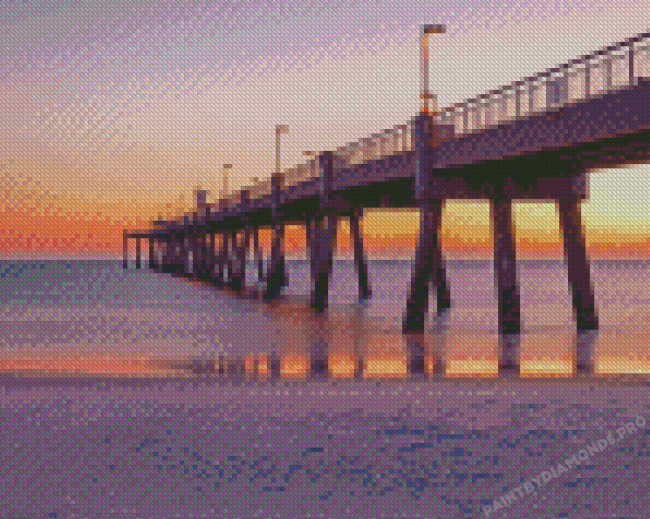 Walton Beach Sunset Diamond Painting