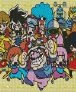 Warioware Gold Characters Diamond Painting