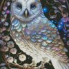 White Owl Diamond Painting