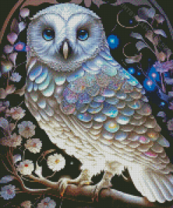 White Owl Diamond Painting