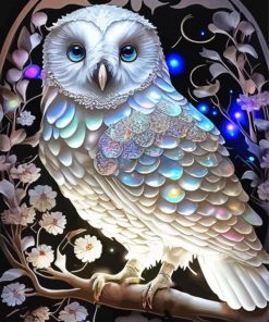 White Owl Diamond Painting