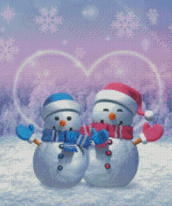 Winter Couple Diamond Painting