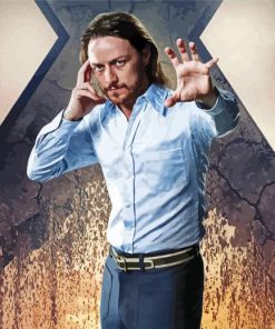 Young Professor Xavier Character Diamond Painting