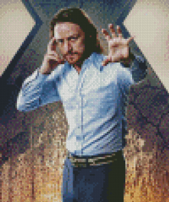 Young Professor Xavier Character Diamond Painting