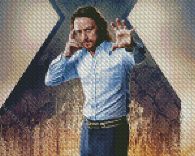 Young Professor Xavier Character Diamond Painting