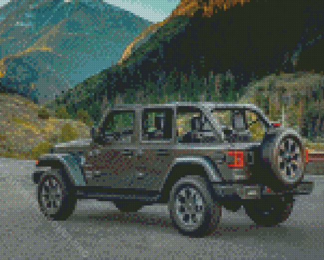 2021 Jeep Wrangler Unlimited Sport Diamond Painting