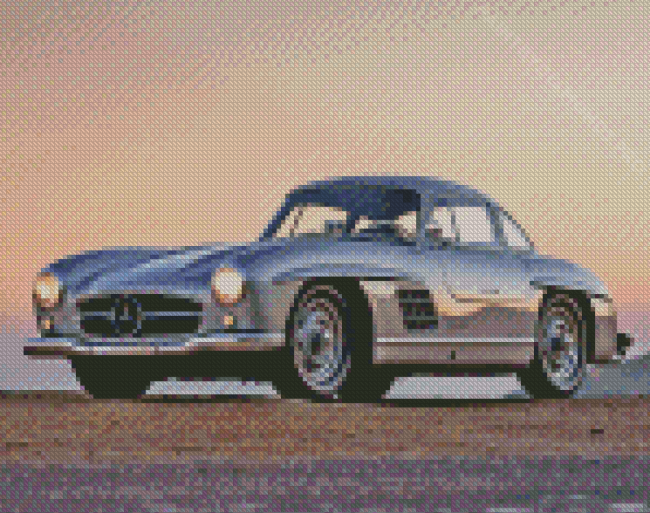 55 Mercedes Sl 300 Diamond Painting