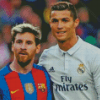 Aesthetic Messi And Ronaldo Diamond Painting