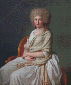 Anne Marie Louise Thélusson By Jacques Louis David Diamond Painting