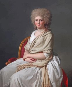 Anne Marie Louise Thélusson By Jacques Louis David Diamond Painting