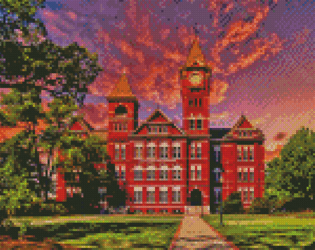 Auburn University At Sunset Diamond Painting