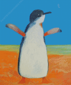 Australian Fairy Penguin Bird Art Diamond Painting