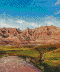 Badlands Landscape Diamond Painting