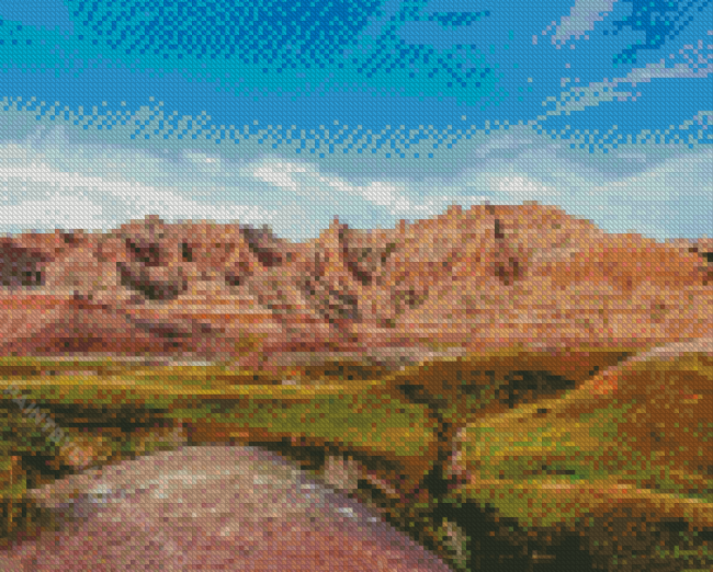 Badlands Landscape Diamond Painting