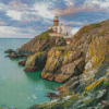 Baily Lighthouse Landscape Diamond Painting