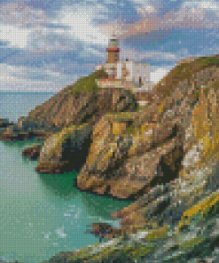 Baily Lighthouse Landscape Diamond Painting