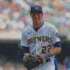 Baseball Player Christian Yelich Diamond Painting