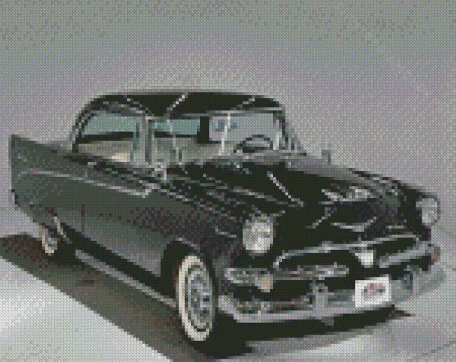 Black 1956 Dodge Car Diamond Painting