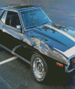 Black Javelin AMX Car Diamond Painting