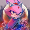 Blaze The Cat Art Diamond Painting