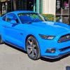 Blue Mustang Sport Car Diamond Painting