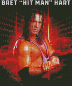 Bret Hitman Hart Diamond Painting