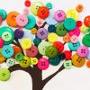 Buttons Tree Diamond Painting